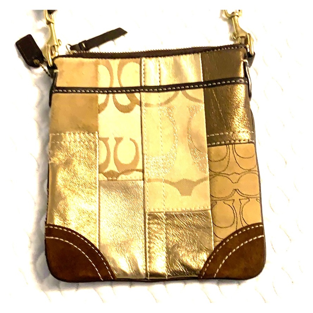 Genuine Coach Swingpack Purse Patchwork F40870